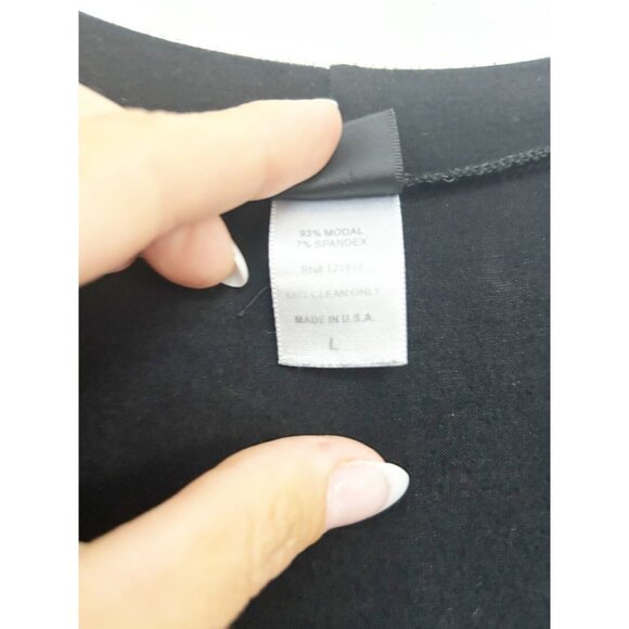 Revolve LNA Long Sleeved Black Dress Large euc - Picture 6 of 7